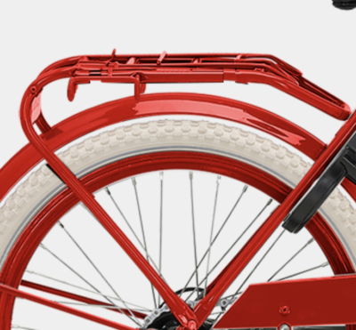 Cargo Carriers For Kids Bicycles - Red color